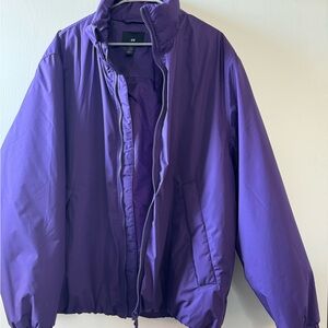 H&M purple puffer jacket